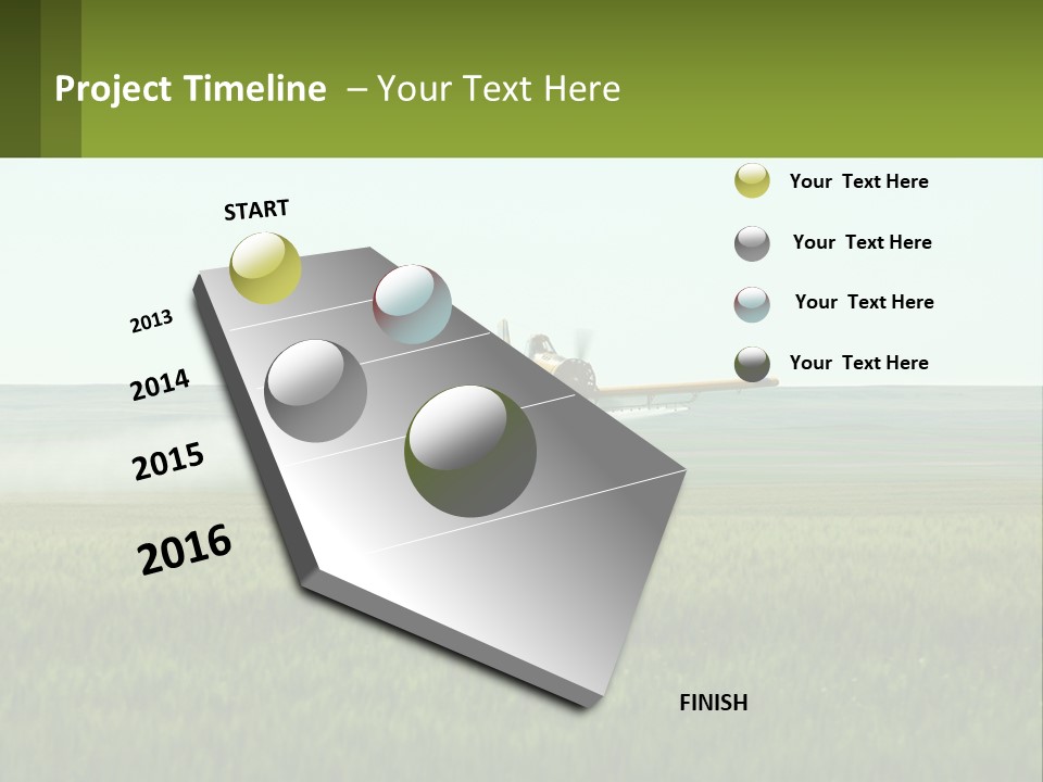 Chemicals Action Crop Dusting PowerPoint Template