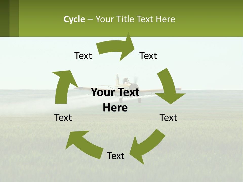 Chemicals Action Crop Dusting PowerPoint Template