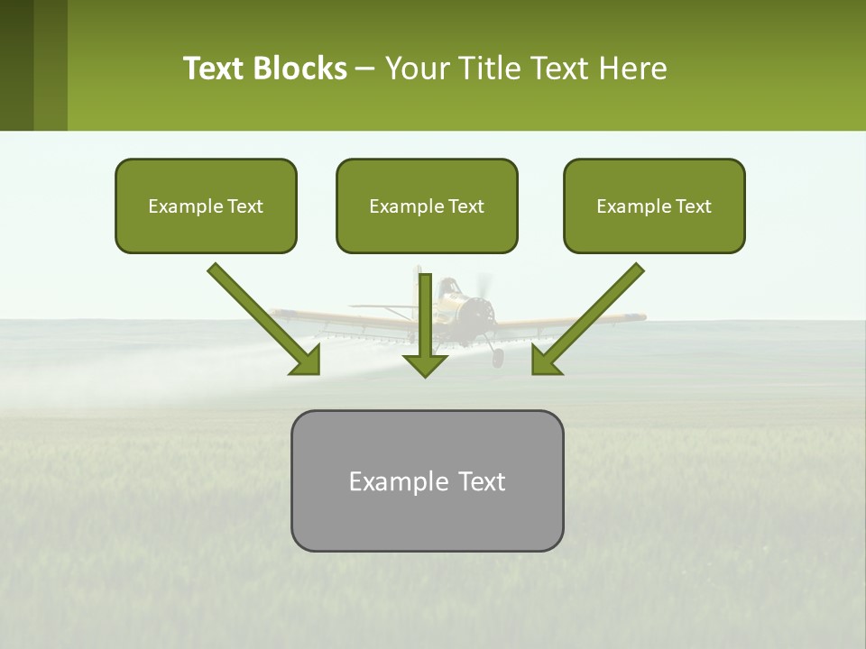 Chemicals Action Crop Dusting PowerPoint Template