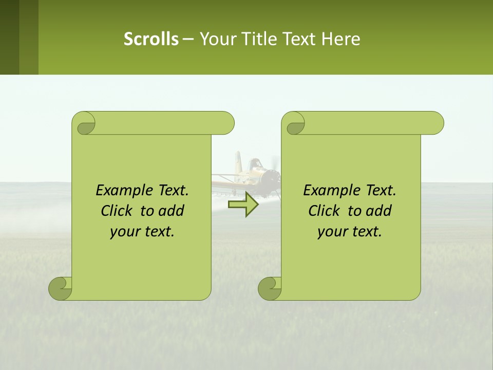 Chemicals Action Crop Dusting PowerPoint Template