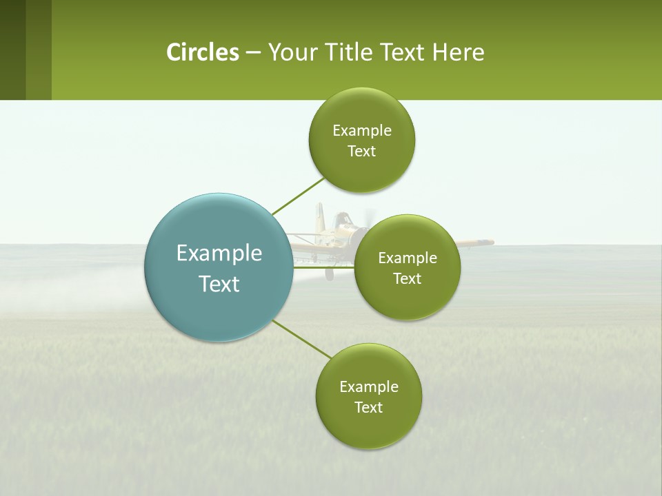Chemicals Action Crop Dusting PowerPoint Template
