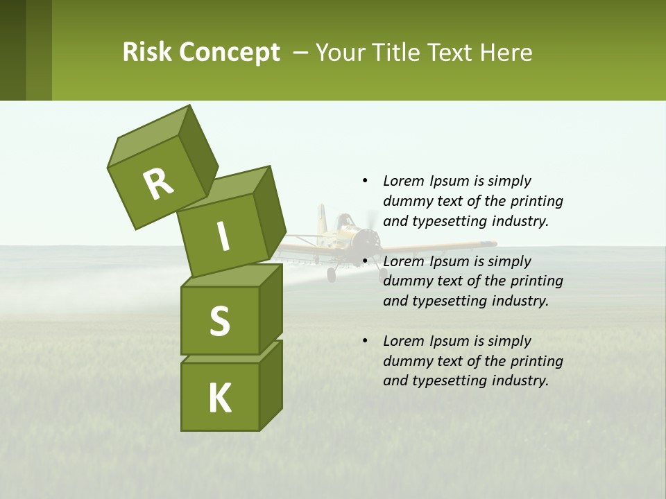 Chemicals Action Crop Dusting PowerPoint Template