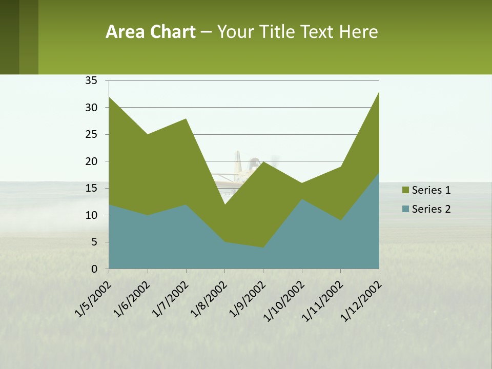 Chemicals Action Crop Dusting PowerPoint Template