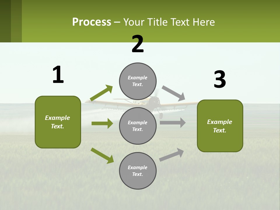 Chemicals Action Crop Dusting PowerPoint Template