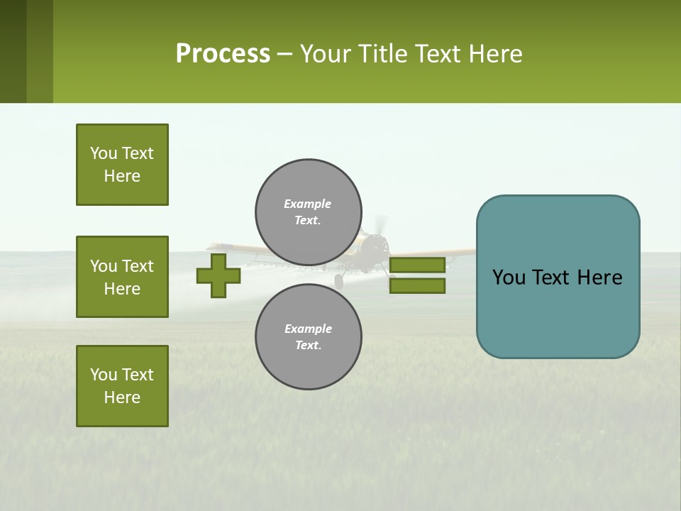 Chemicals Action Crop Dusting PowerPoint Template