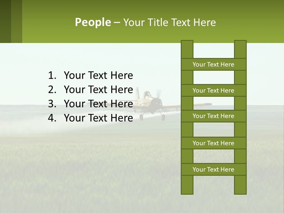 Chemicals Action Crop Dusting PowerPoint Template