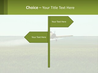 Chemicals Action Crop Dusting PowerPoint Template