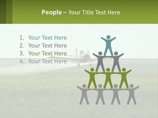 Chemicals Action Crop Dusting PowerPoint Template