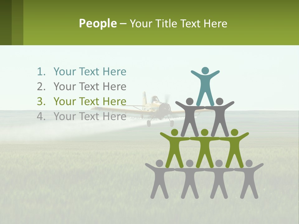 Chemicals Action Crop Dusting PowerPoint Template