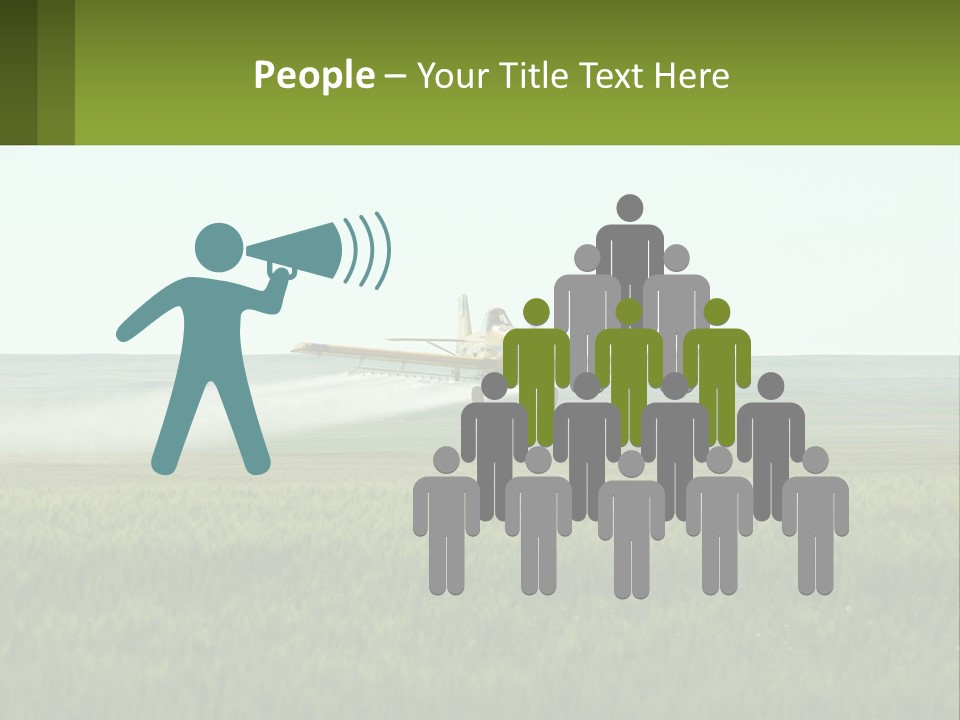 Chemicals Action Crop Dusting PowerPoint Template