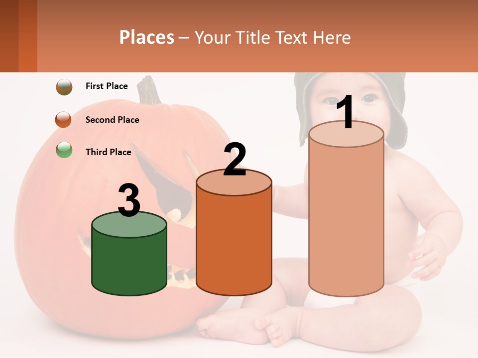 Carved Halloween Infant Fun PowerPoint Template