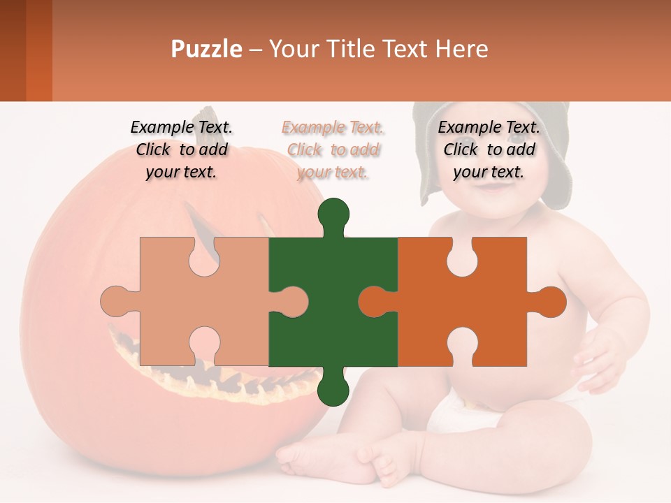 Carved Halloween Infant Fun PowerPoint Template