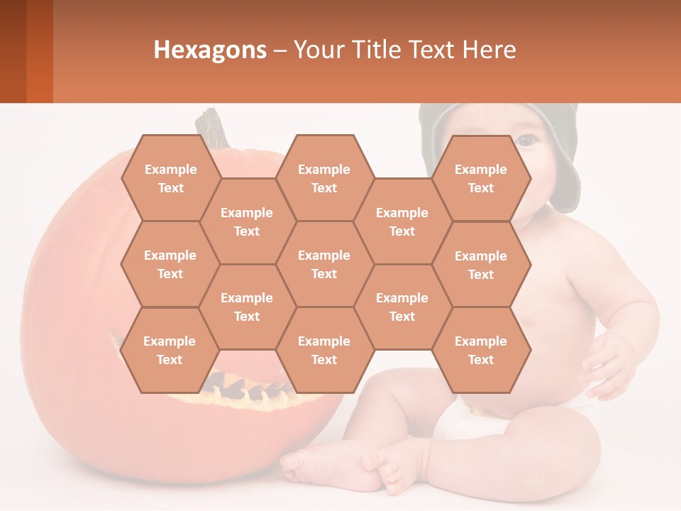 Carved Halloween Infant Fun PowerPoint Template