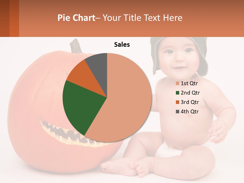 Carved Halloween Infant Fun PowerPoint Template