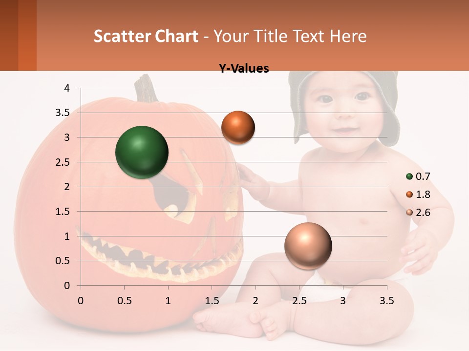 Carved Halloween Infant Fun PowerPoint Template