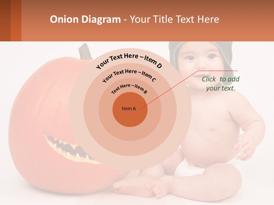 Carved Halloween Infant Fun PowerPoint Template