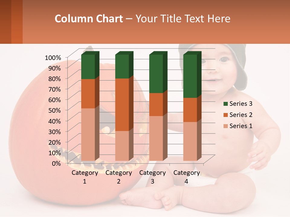 Carved Halloween Infant Fun PowerPoint Template