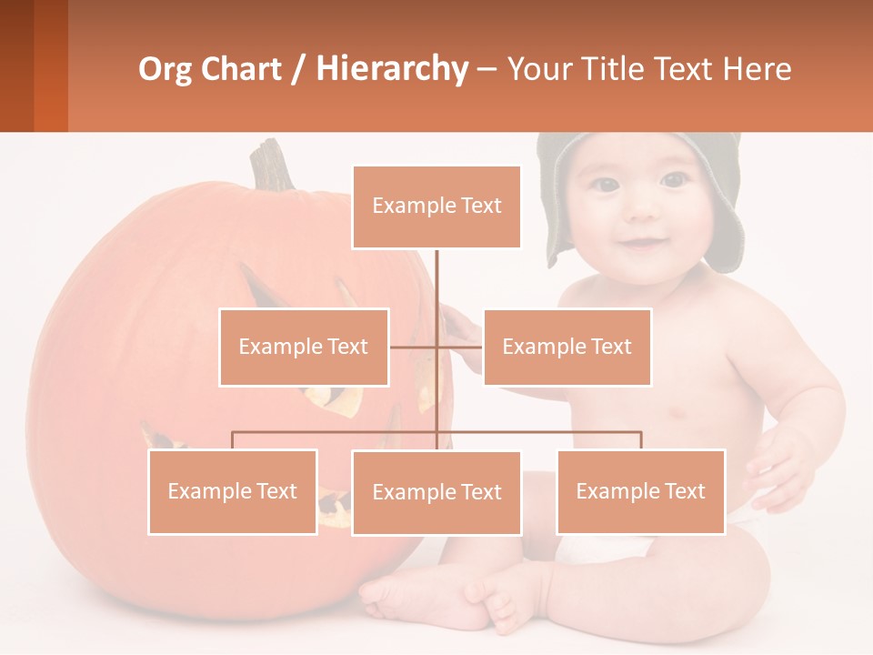 Carved Halloween Infant Fun PowerPoint Template