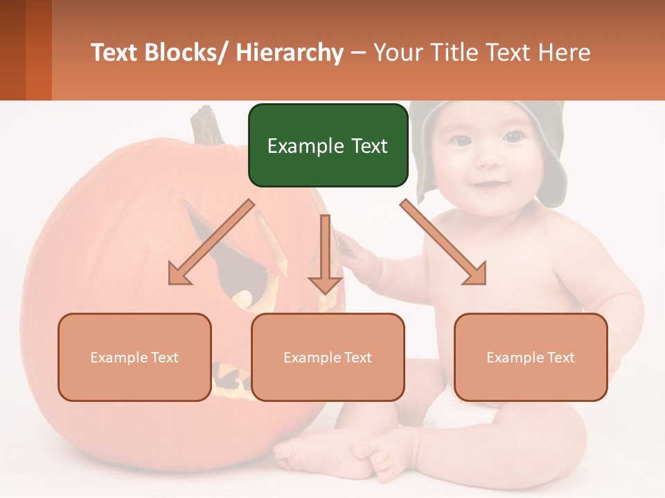 Carved Halloween Infant Fun PowerPoint Template