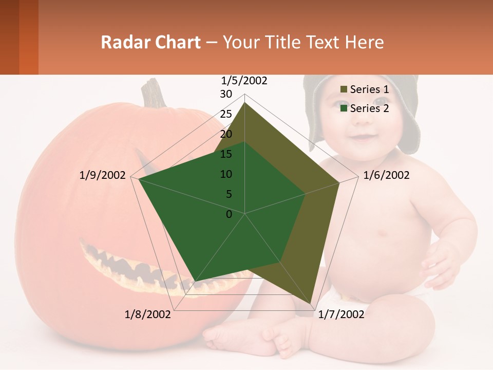 Carved Halloween Infant Fun PowerPoint Template