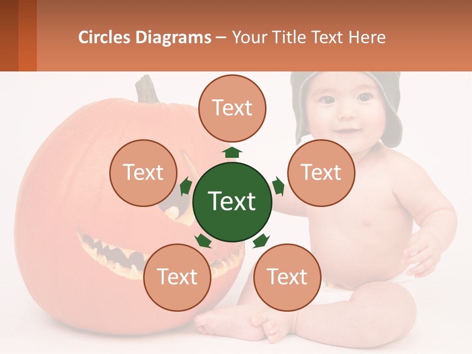 Carved Halloween Infant Fun PowerPoint Template