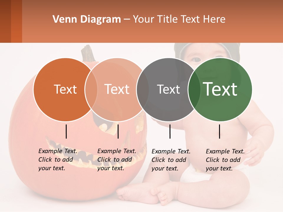 Carved Halloween Infant Fun PowerPoint Template