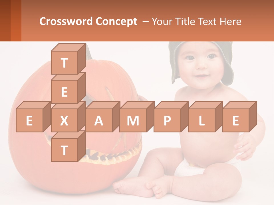 Carved Halloween Infant Fun PowerPoint Template