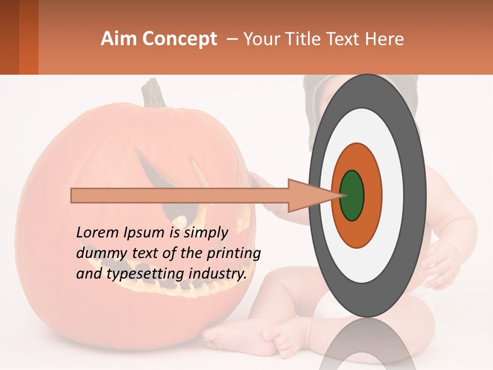 Carved Halloween Infant Fun PowerPoint Template