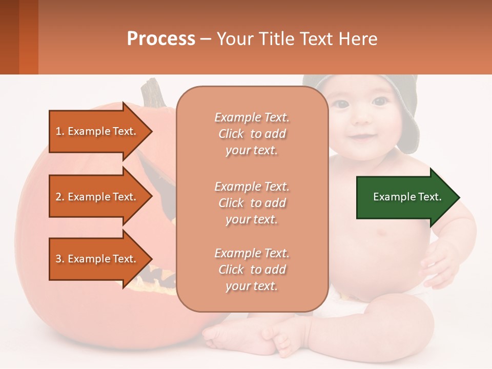 Carved Halloween Infant Fun PowerPoint Template