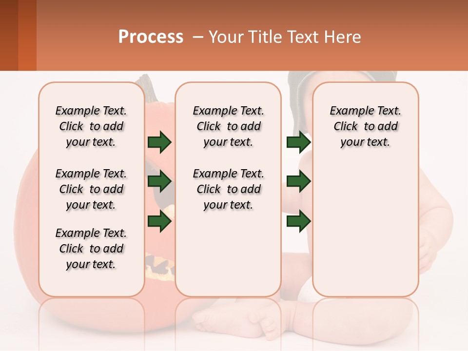 Carved Halloween Infant Fun PowerPoint Template