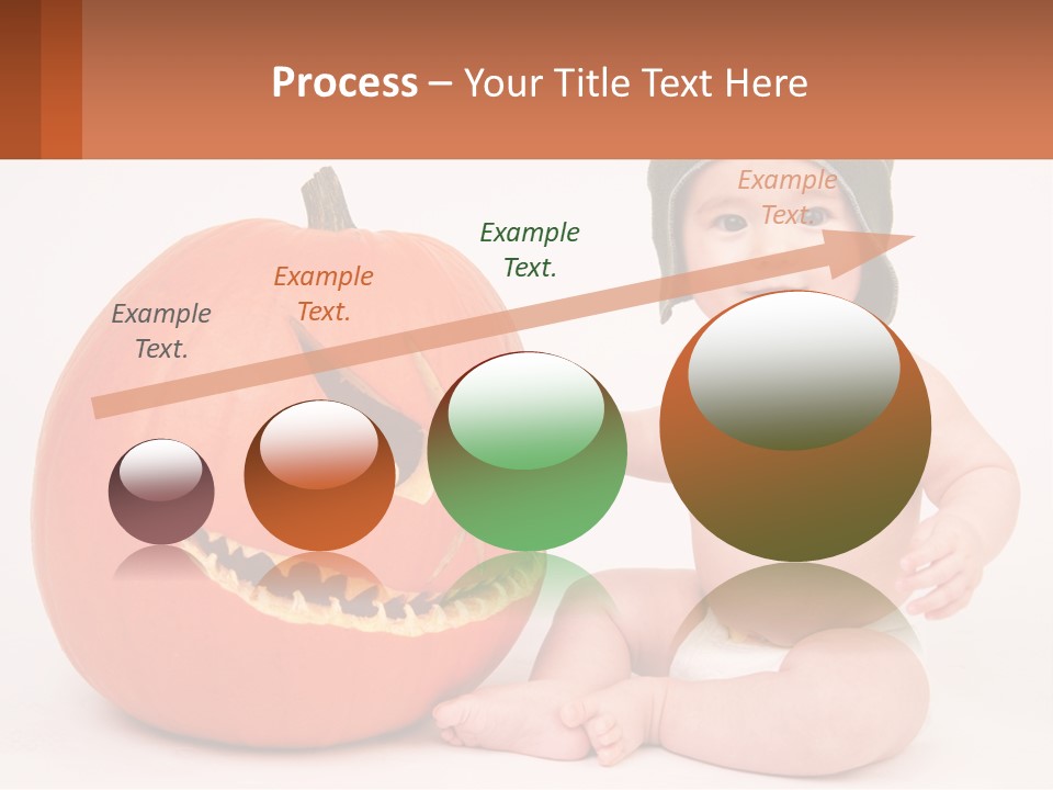 Carved Halloween Infant Fun PowerPoint Template