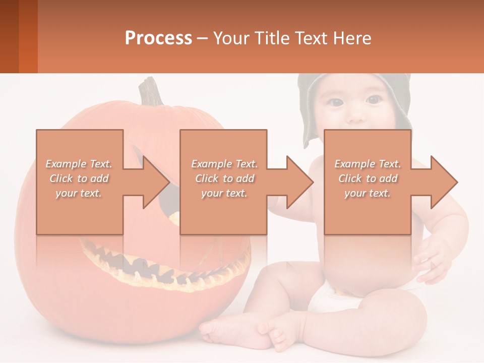 Carved Halloween Infant Fun PowerPoint Template