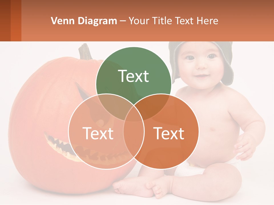 Carved Halloween Infant Fun PowerPoint Template