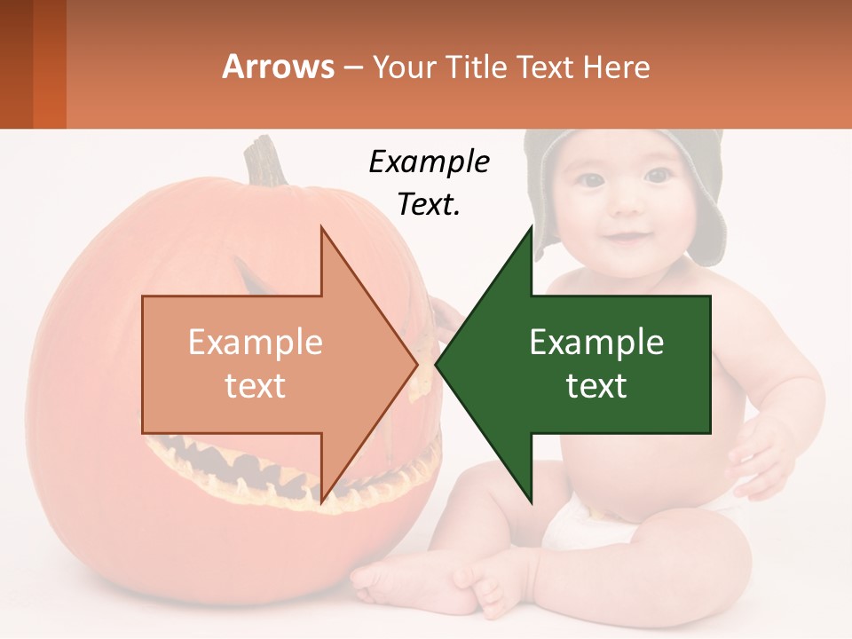 Carved Halloween Infant Fun PowerPoint Template