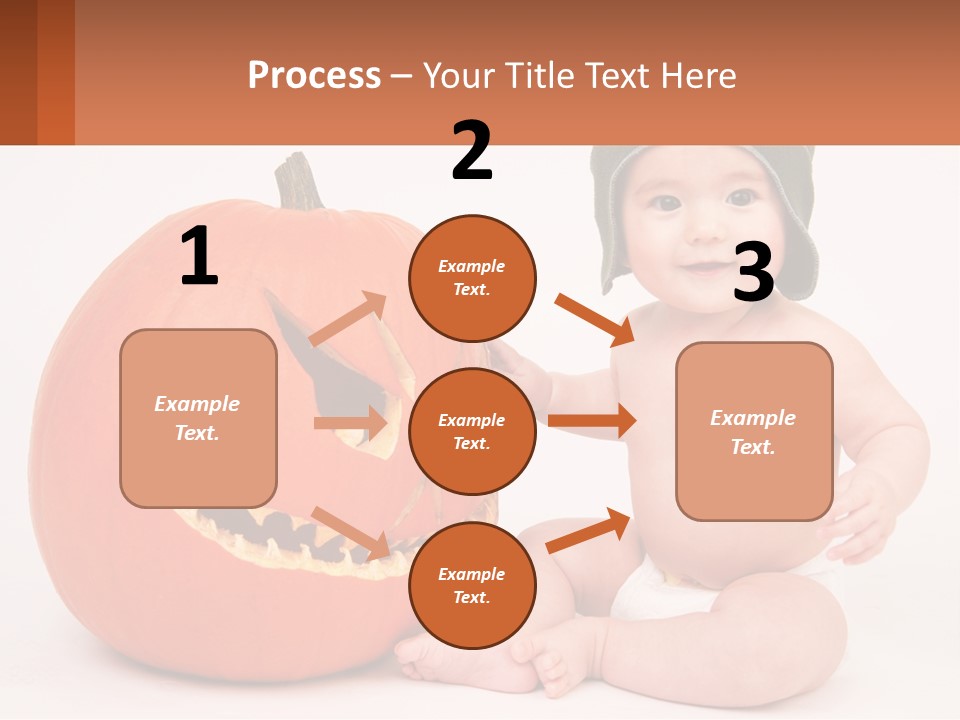 Carved Halloween Infant Fun PowerPoint Template