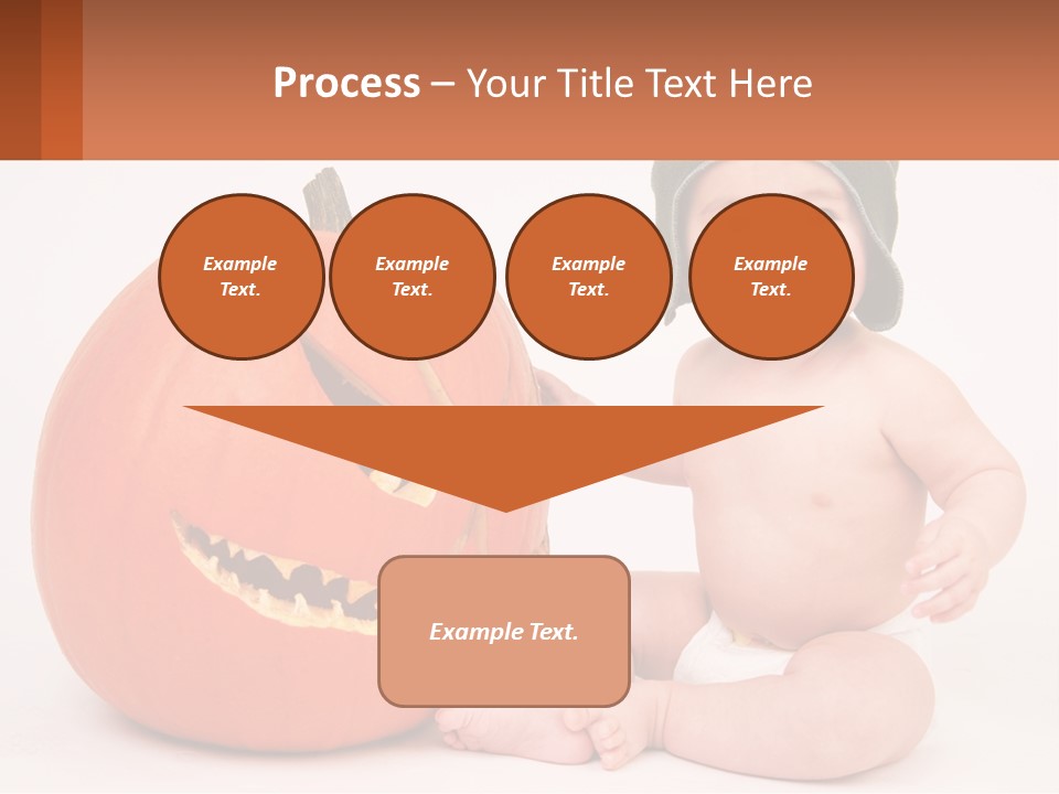 Carved Halloween Infant Fun PowerPoint Template