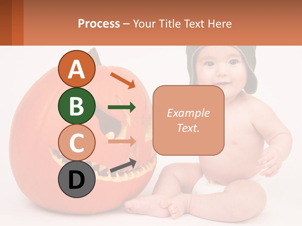 Carved Halloween Infant Fun PowerPoint Template