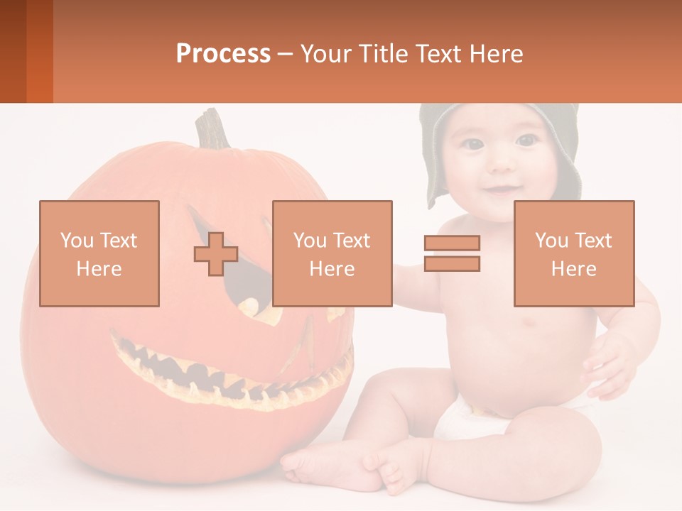 Carved Halloween Infant Fun PowerPoint Template