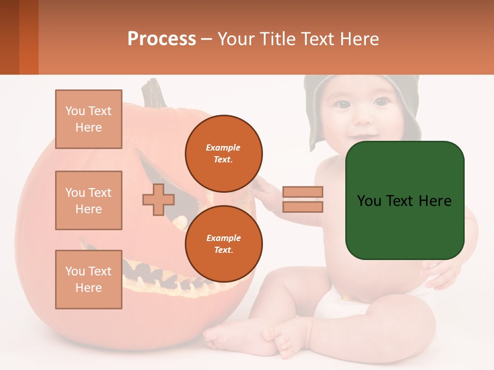 Carved Halloween Infant Fun PowerPoint Template