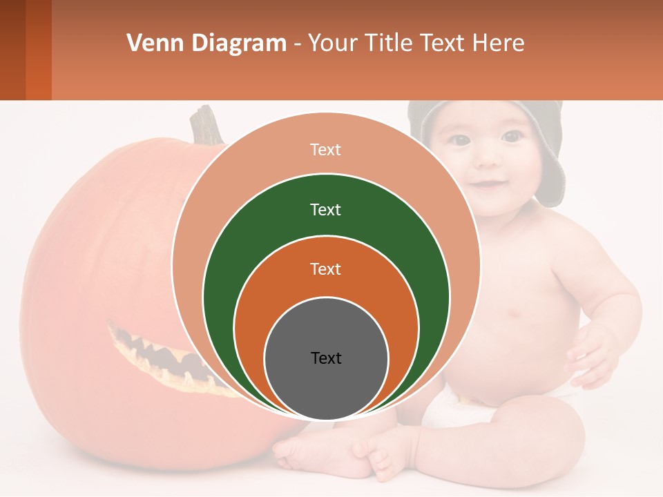 Carved Halloween Infant Fun PowerPoint Template