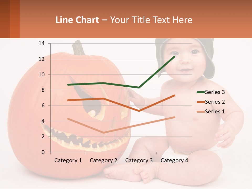 Carved Halloween Infant Fun PowerPoint Template