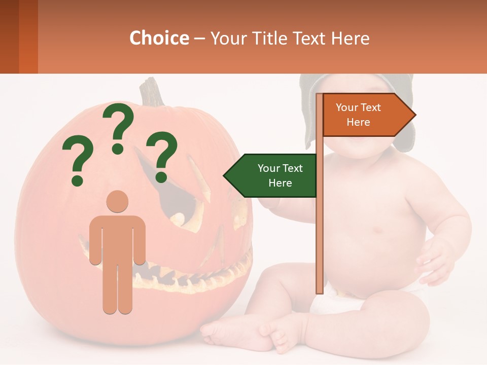 Carved Halloween Infant Fun PowerPoint Template