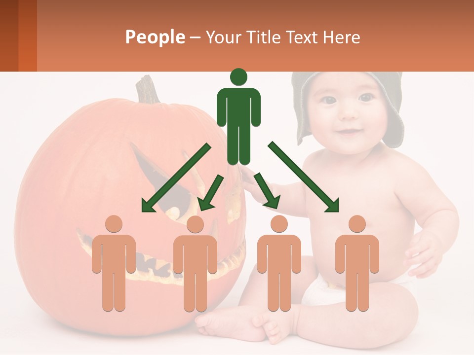 Carved Halloween Infant Fun PowerPoint Template