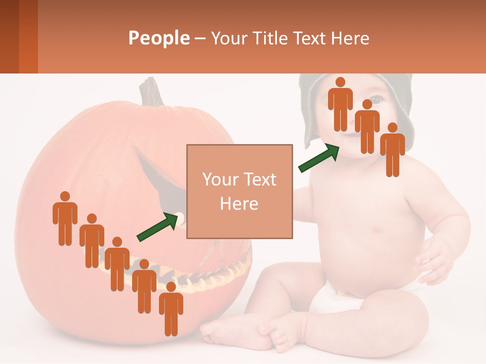 Carved Halloween Infant Fun PowerPoint Template