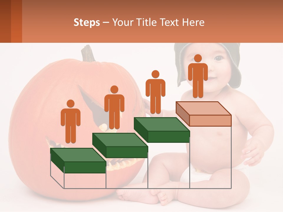 Carved Halloween Infant Fun PowerPoint Template