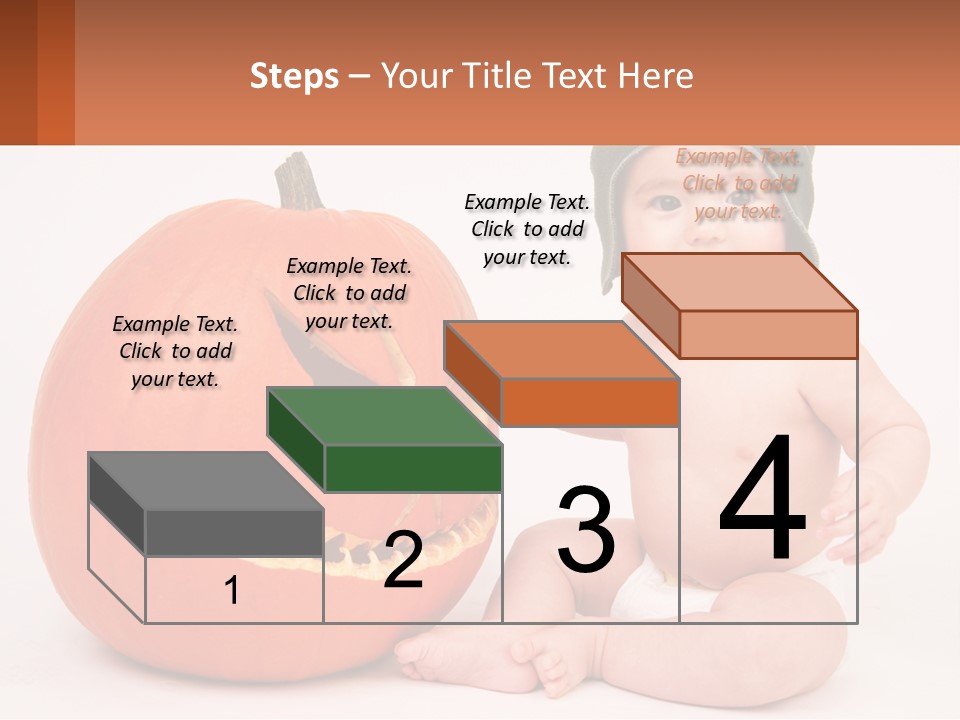 Carved Halloween Infant Fun PowerPoint Template