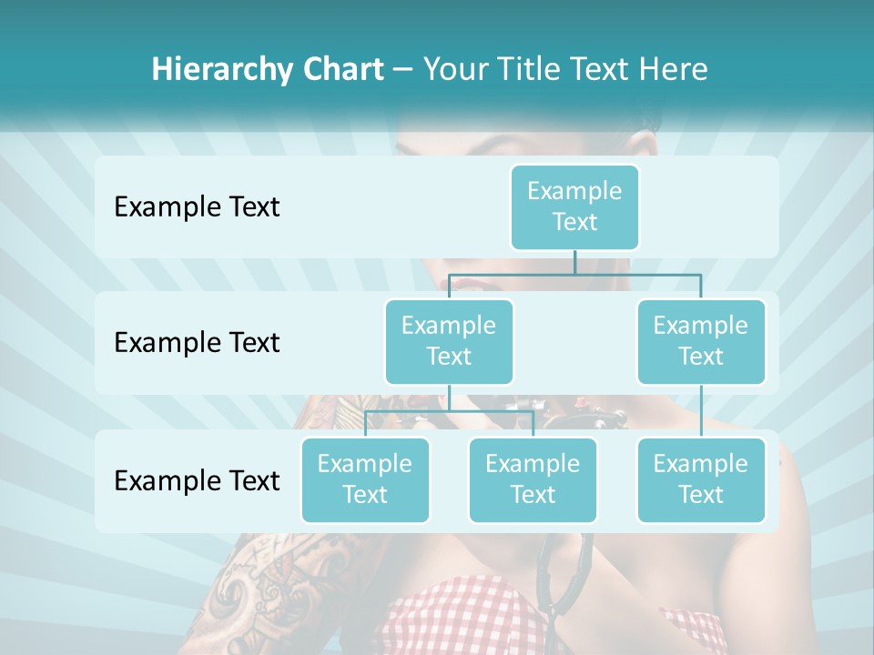 Person Orange Sexy PowerPoint Template
