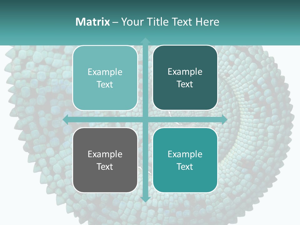 Square Cutout Tail PowerPoint Template