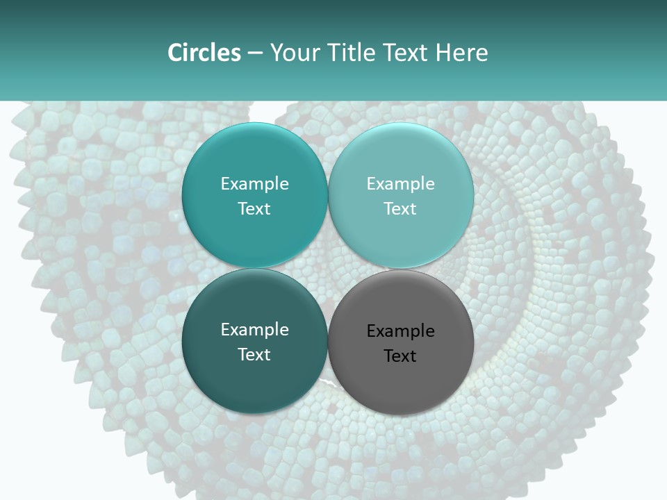 Square Cutout Tail PowerPoint Template