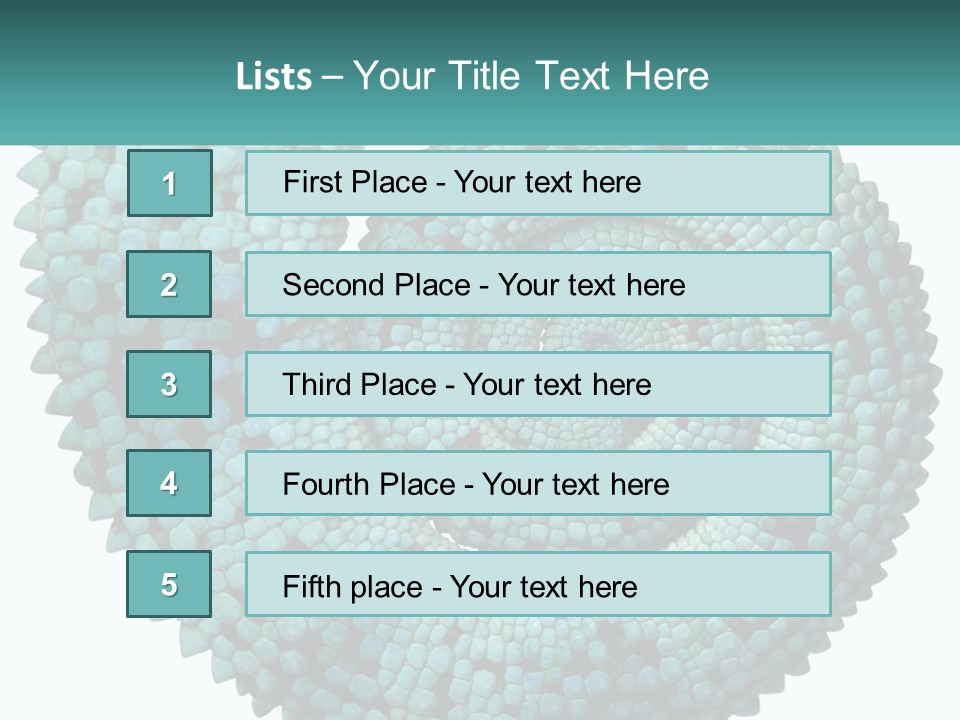 Square Cutout Tail PowerPoint Template
